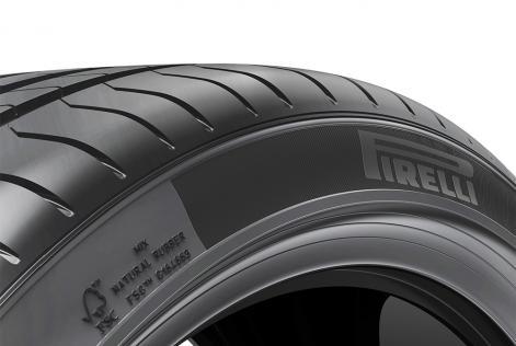 an image of pirelli tyre with FSC logo